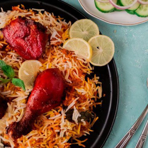 Tandoori Chicken Biryani