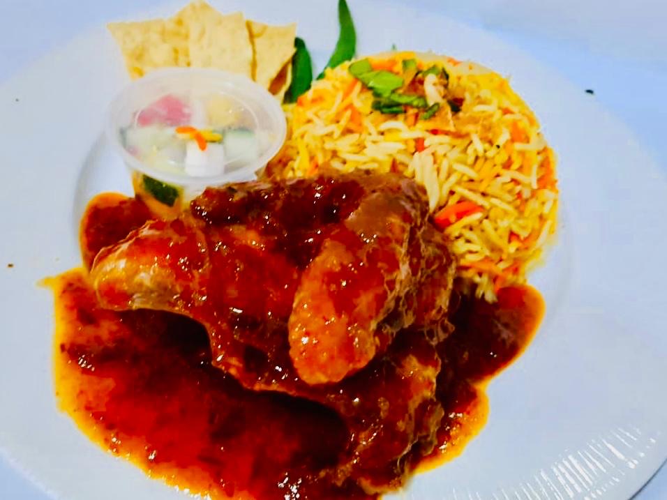 Nasi Beriani Ayam Masak Merah