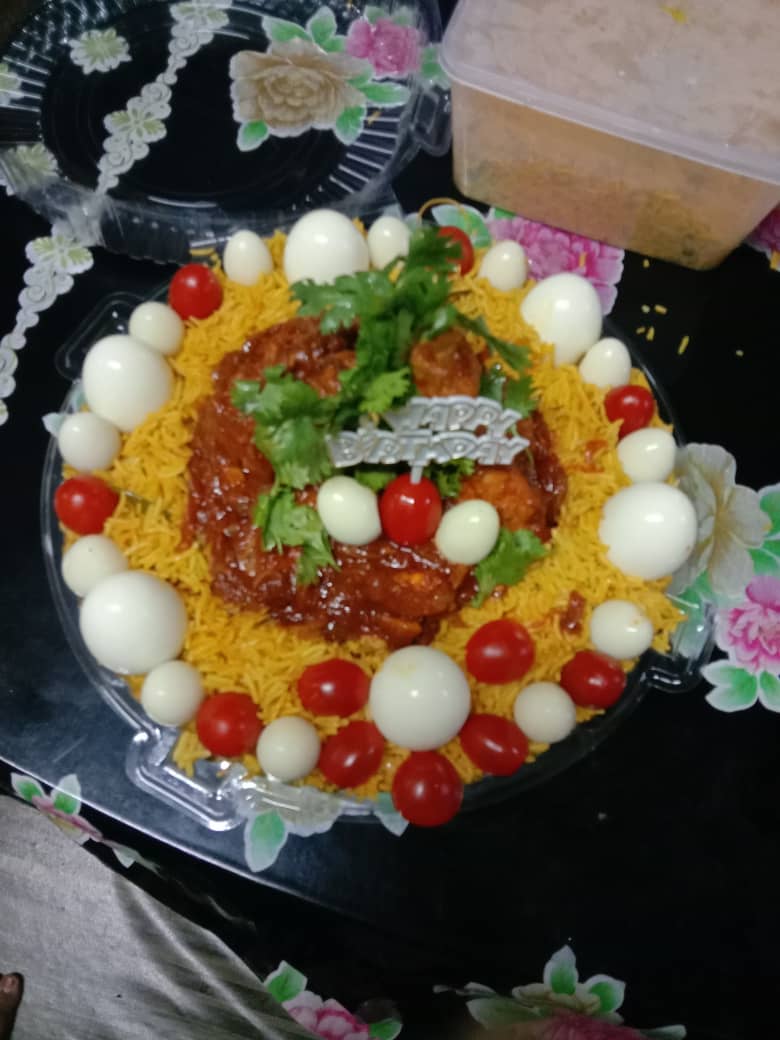 Briyani Cake (ayam or ayam & kambing)