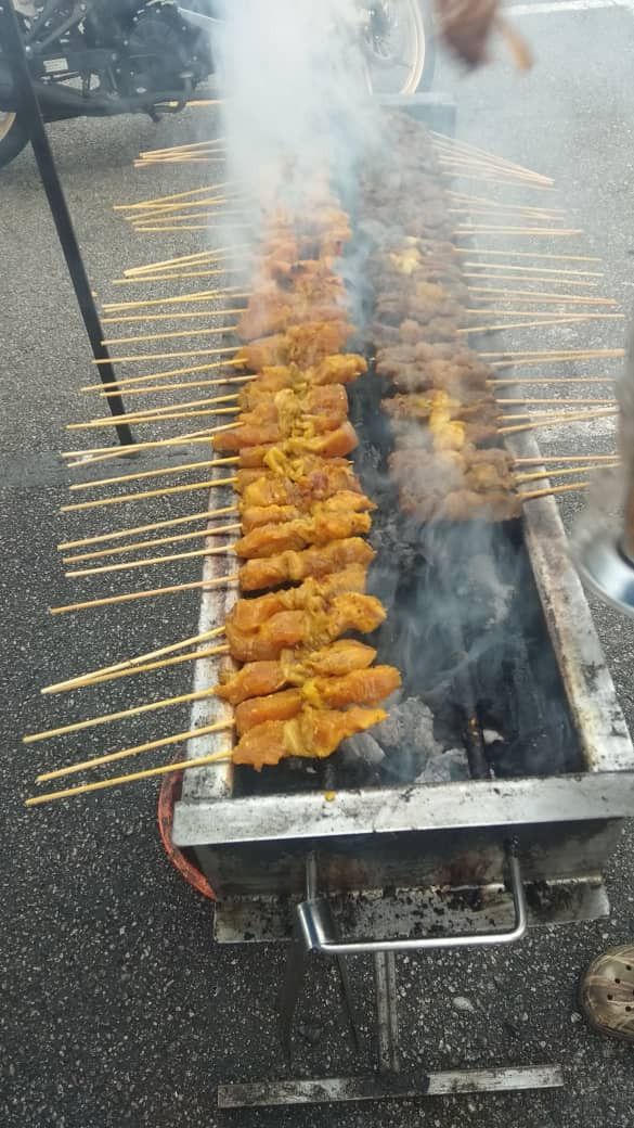 Satay babat dan/atau kambing - majlis kahwin, majlis makan dll