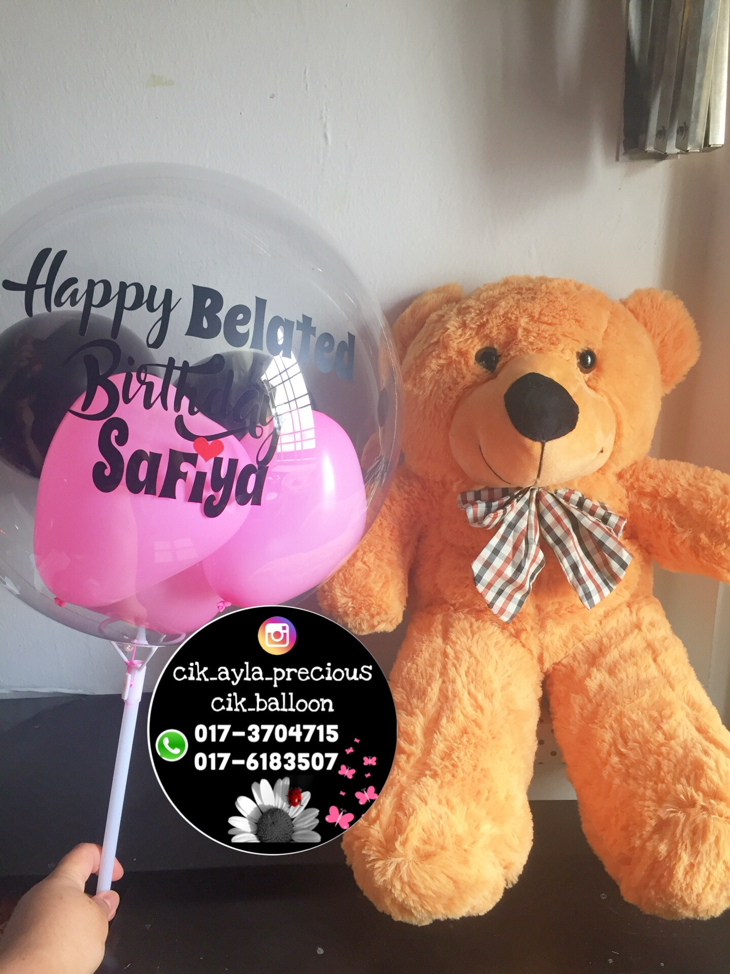 TeddyBear with transparent balloon KL