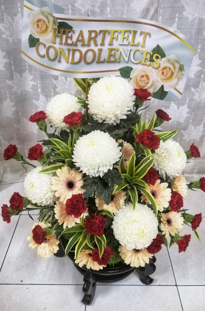 Deepest  Condolences bouquet
