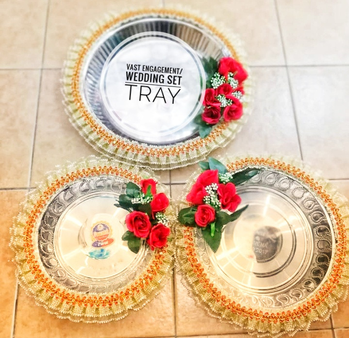 Engagement & wedding Indian  tray/hantaran gift tray