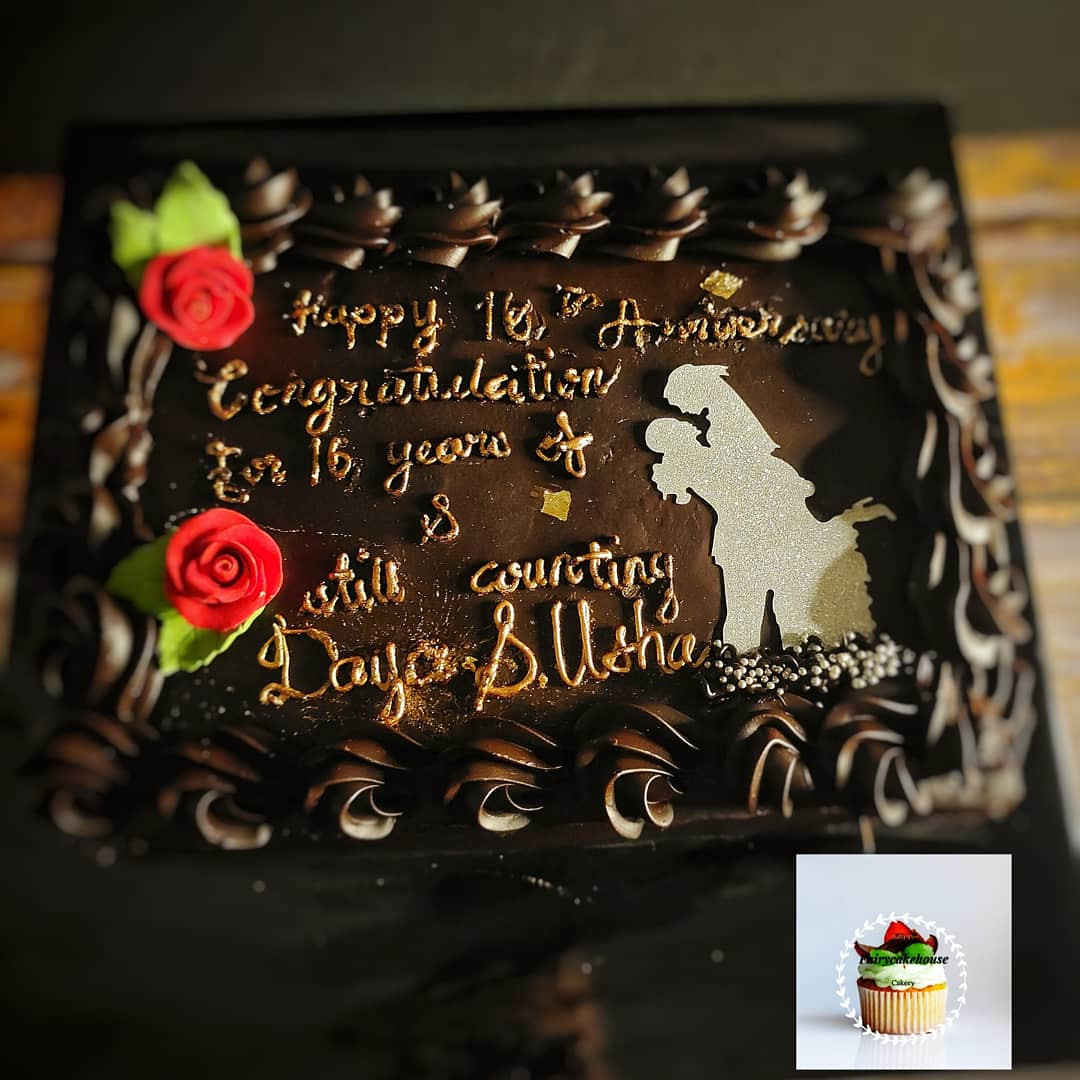 Wedding Anniversary Theme Cake