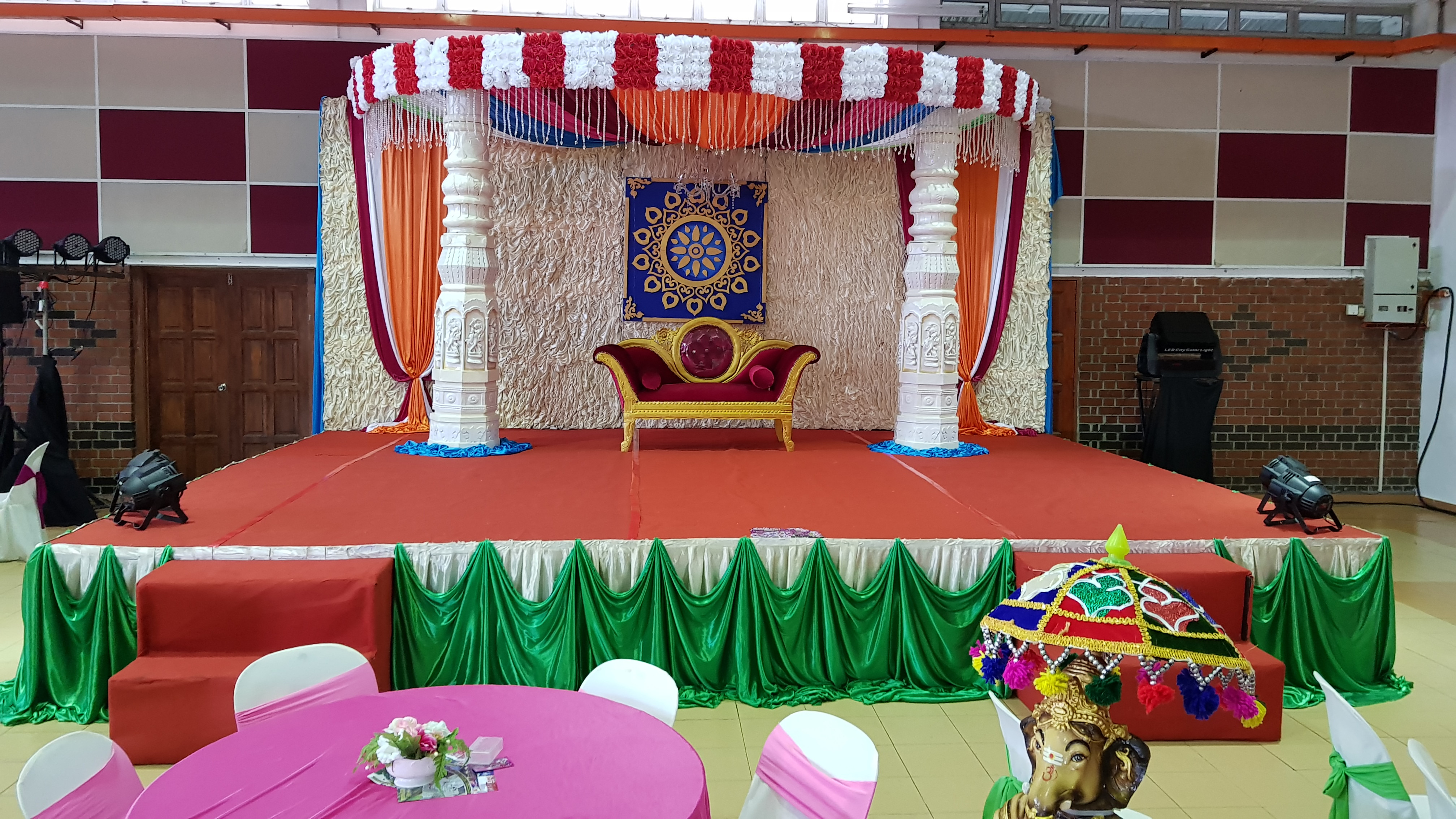 Wedding package (House setting with arabian  canopy)
